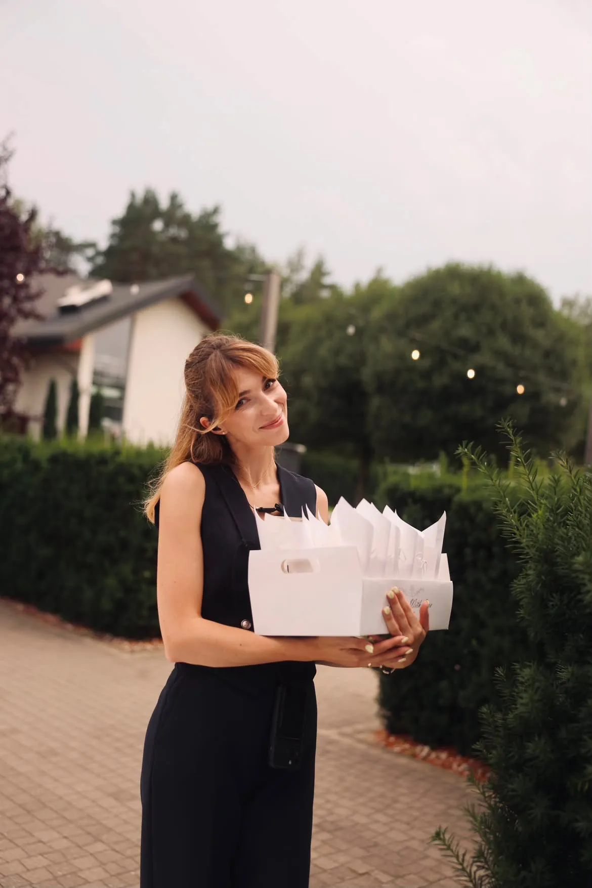 Patrycja Dalecka podczas organizacji i koordynacji ślubu